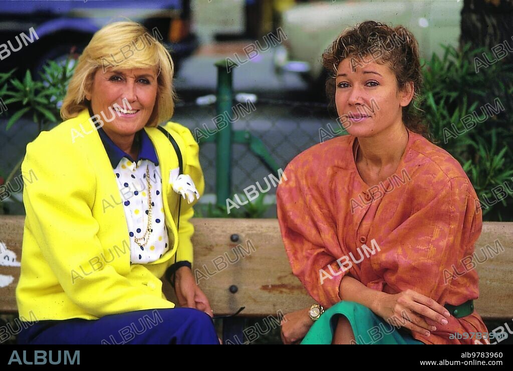 Madrid, octubre de 1986. Mila Ximénez durante su entrevista a Encarna Sánchez.