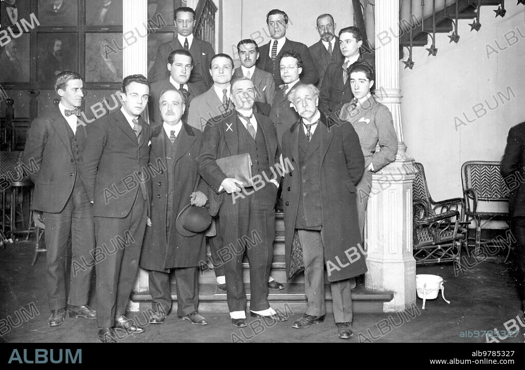 January 17, 1920. Madrid at the Ateneo. Dr. Recasens, after his Conference "on the teaching of Medicine".