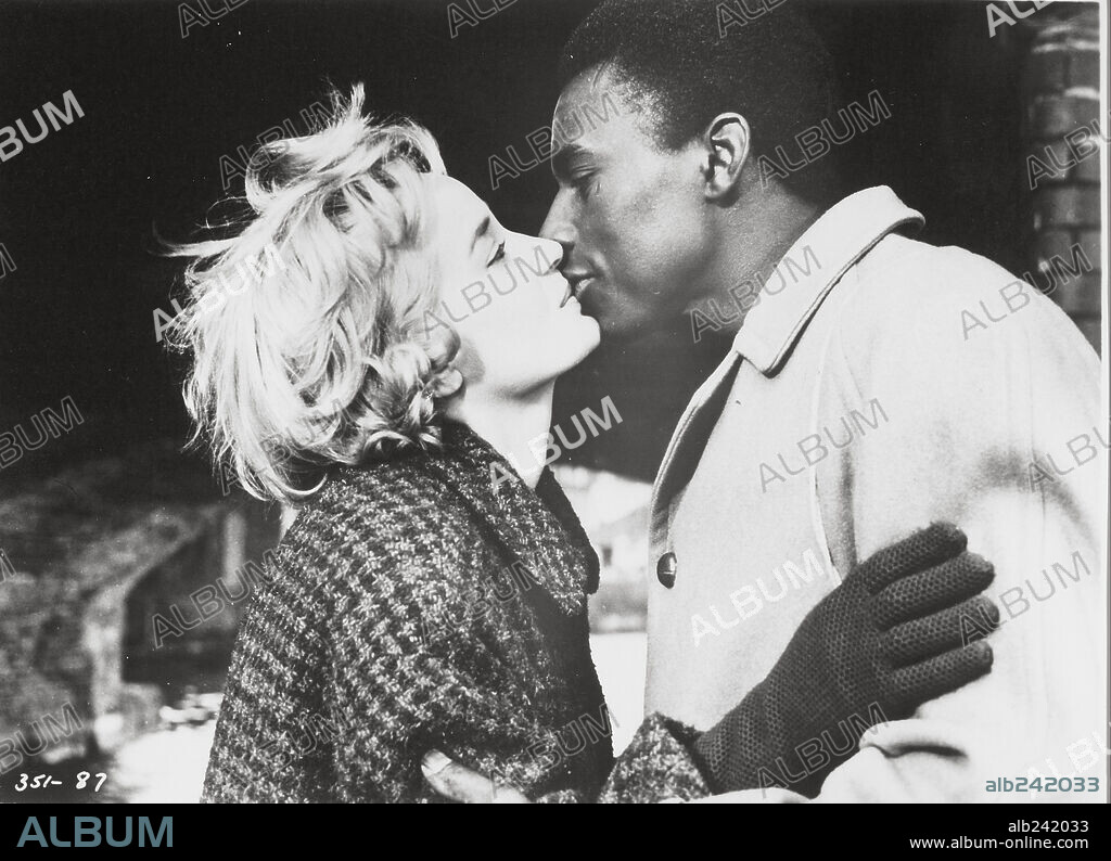 SYLVIA SYMS in FLAME IN THE STREETS, 1961, directed by ROY WARD BAKER. Copyright RANK.