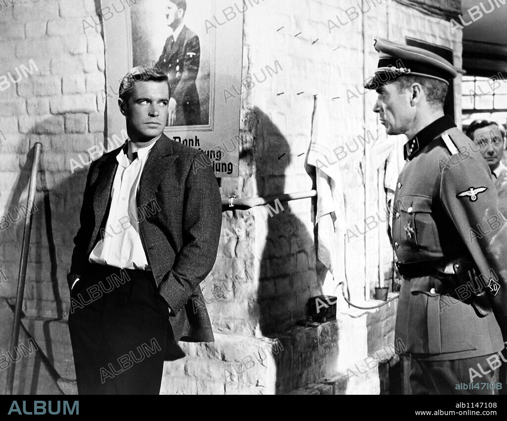 GEORGE PEPPARD in OPÉRATION CROSSBOW, 1965, directed by MICHAEL ANDERSON. Copyright M.G.M.