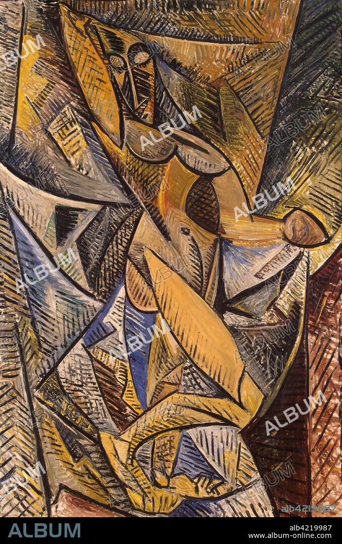 PABLO PICASSO. 'Dance of the Veils'. France, 1907. Dimensions: 150x100 cm.