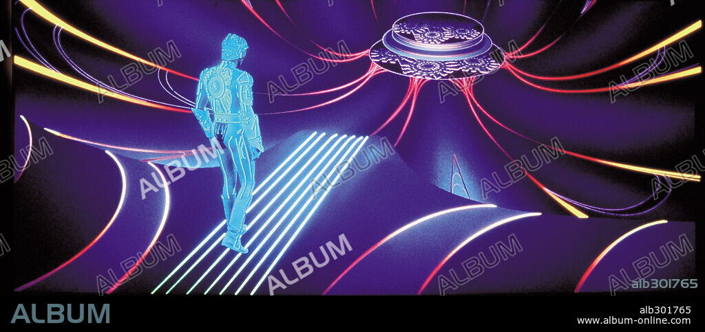 TRON, 1982, dirigida por STEVEN LISBERGER. Copyright DISNEY.