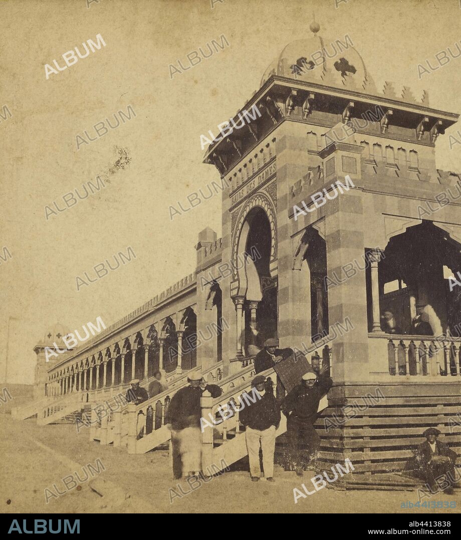 Bains Napoleon (Biarritz)., Jules Andrieu (French, 1816 - after 1876), about 1865–1875, Albumen silver print.