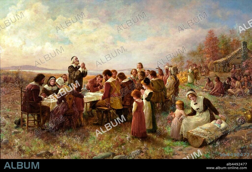 JENNIE AUGUSTA BROWNSCOMBE. The First Thanksgiving at Plymouth.