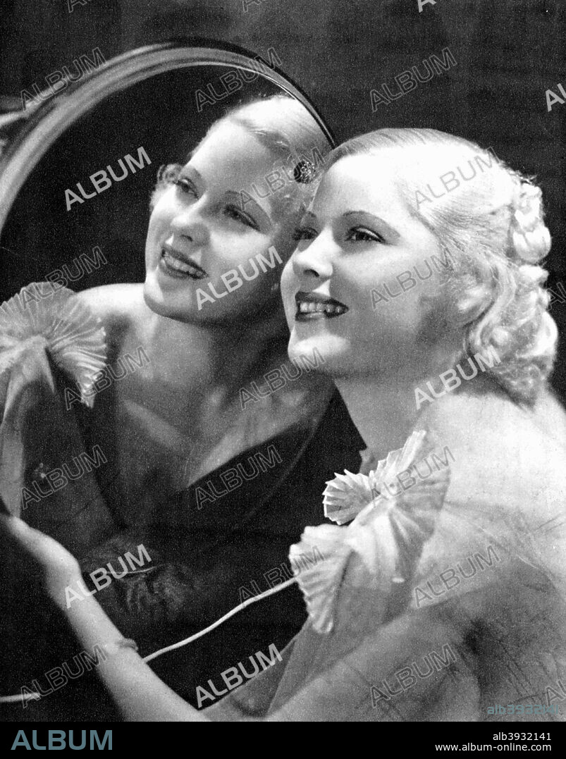 Mary Carlisle, American actress and singer, 1934-1935. Mary Carlisle starred in Hollywood 'B' movies in the 1930s. Taken from Meet the Film Stars, by Seton Margrave. (London, 1934-1935).