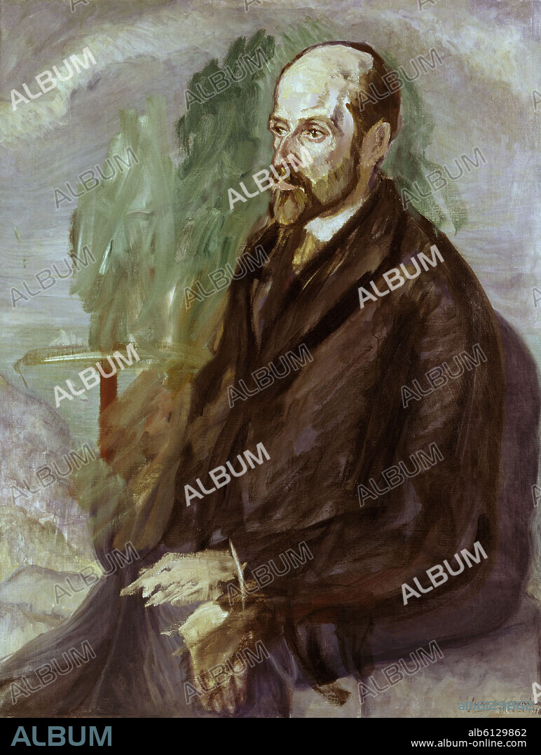 JUAN DE ECHEVARRIA (1875-1931). Juan Jamon Jimenez. Generation of 27. Madrid, Reina Sofia museum.