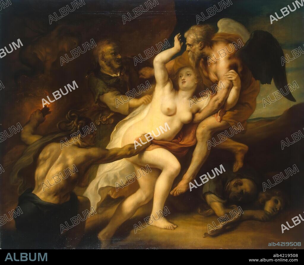 THEODOR VAN THULDEN. 'Time Reveals the Truth. The Allegory'. Flanders, 1657. Dimensions: 141,2x173 cm.