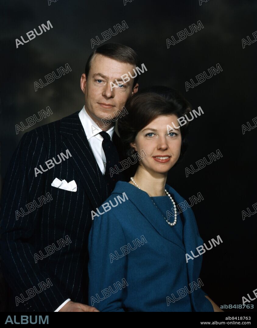 ARKIV 1963 . Prinsessan Désirée och hennes blivande man baron Niclas Silfverschiöld. Foto: TT / kod 1901.