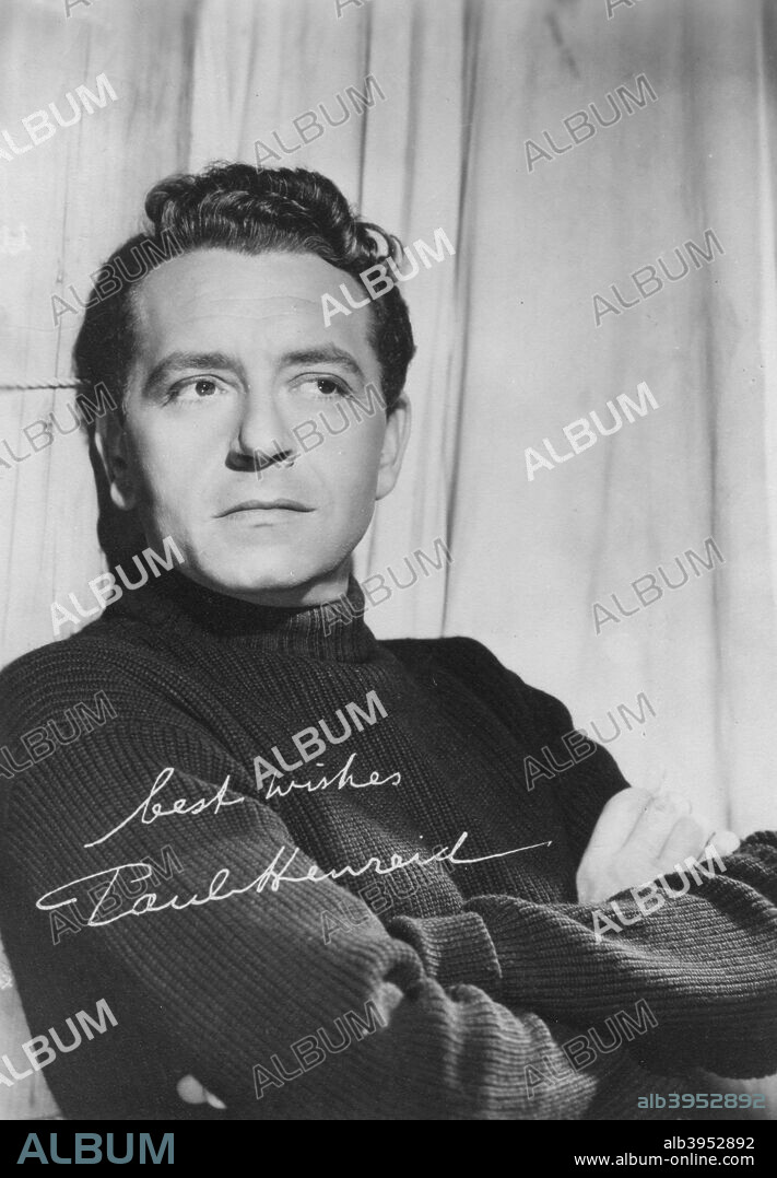 Paul Henreid (1908-1992), Austrian-born American actor and director, c1940s.
