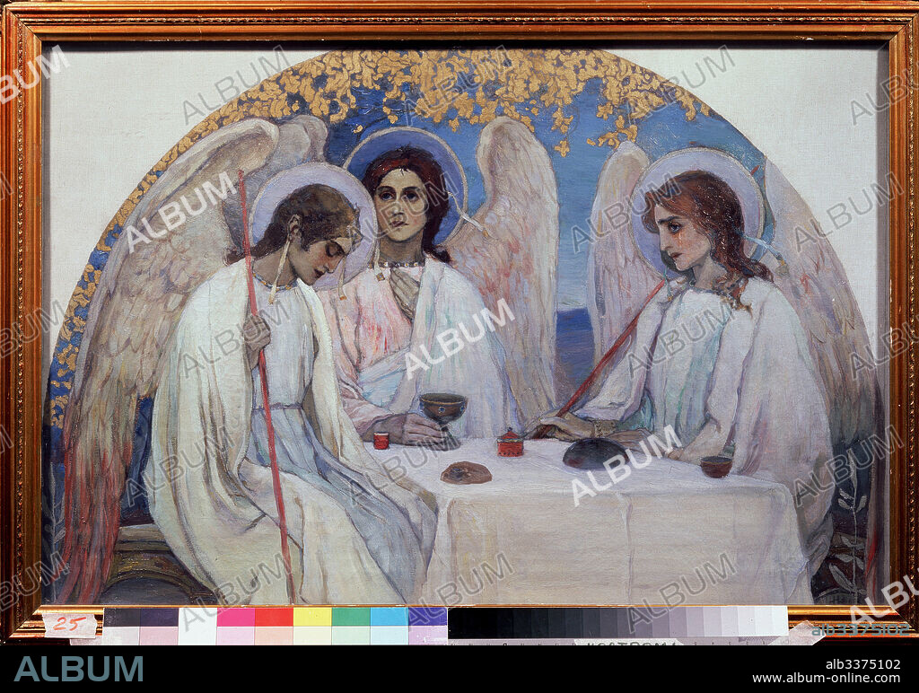 MIKHAIL VASILYEVICH NESTEROV. The Hospitality of Abraham (Old Testament Trinity).