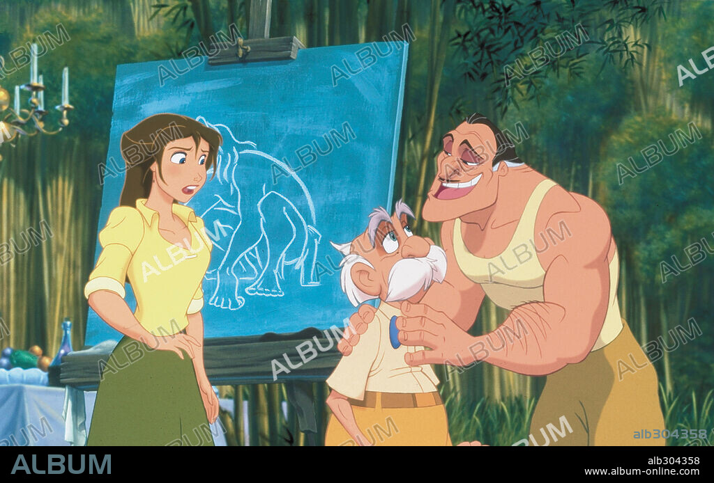 TARZAN, 1999, dirigida por CHRIS BUCK y KEVIN LIMA. Copyright BURROUGHS AND DISNEY.