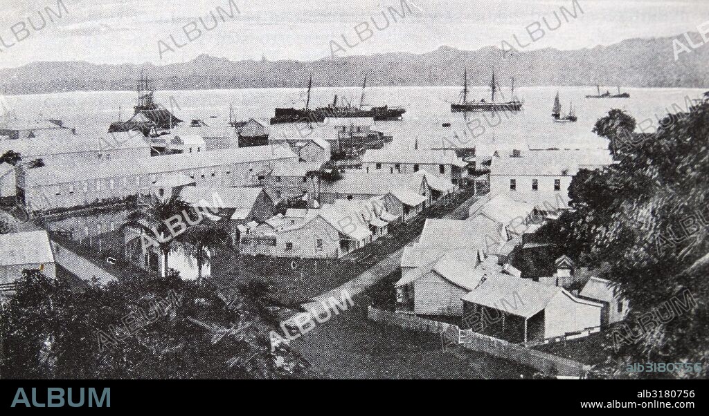 Suva, the Capital of the Fiji Islands. On the South Coast of Viti Levu, the largest island in the group.