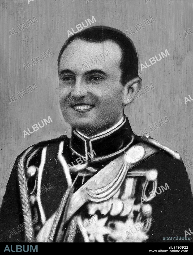 1924. Prince Paul Karageorgewich, candidate for the throne of Greece.