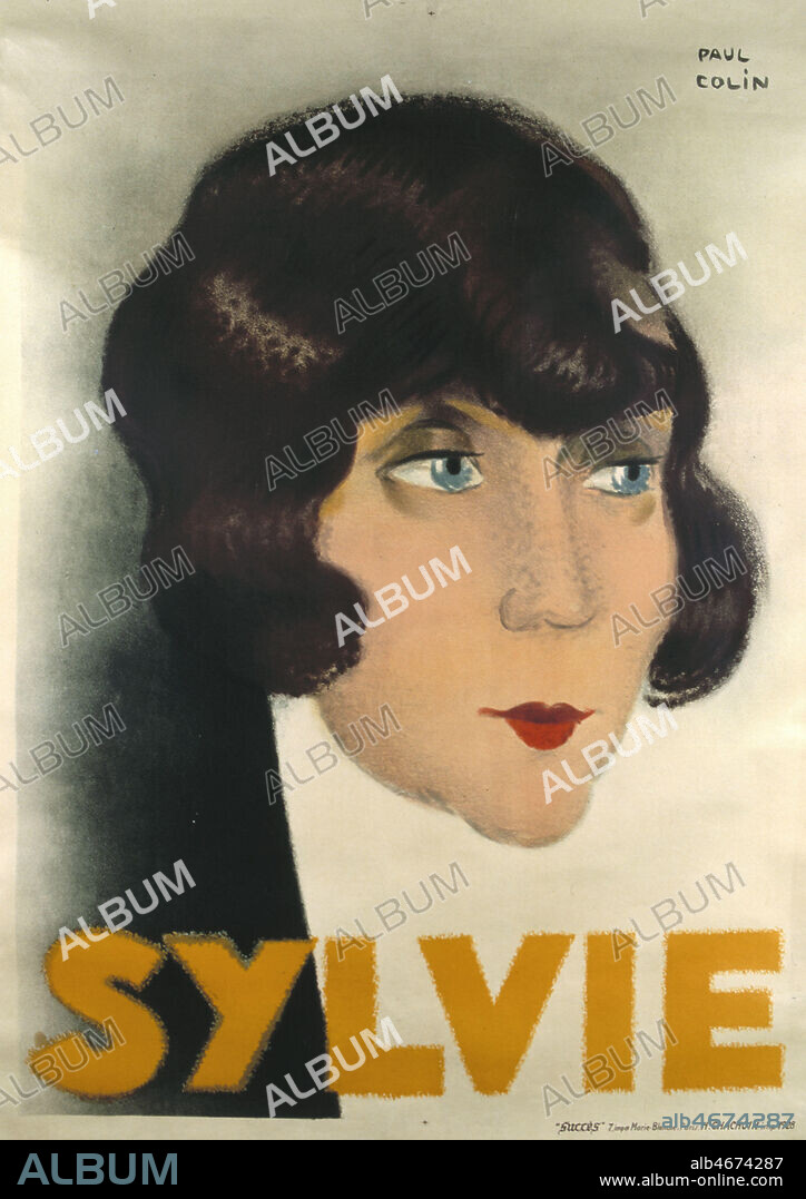 Affiche de Music Hall, SYLVIE par Paul COLIN (ADAGP) , 1928. Credit Collection Perrin/KHARBINE-TAPABOR.