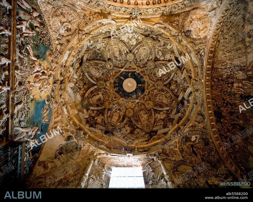Medina del Rioseco, Santa Maria / Capilla de los Benavente, Gewölbe © F. Monheim / B. Opitz Format / Filmsize: 9 × 12 cm/4 × 5''.