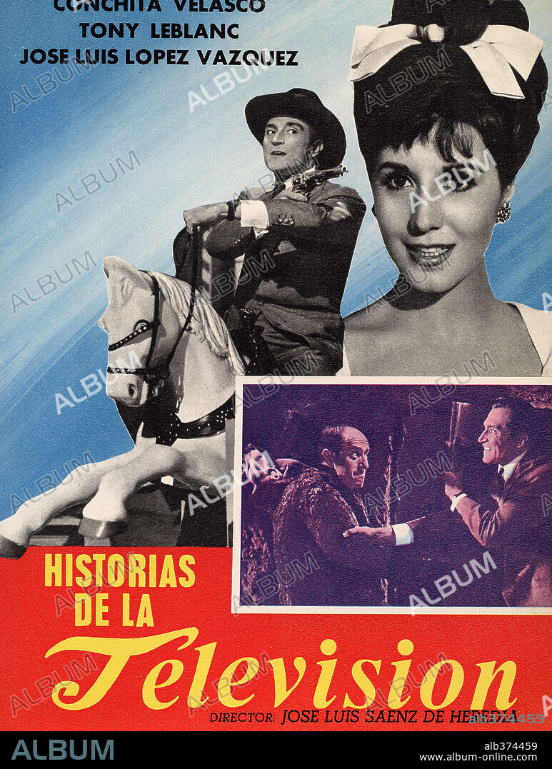 Poster de HISTORIAS DE LA TELEVISIÓN, 1965, dirigida por JOSE LUIS SAENZ DE HEREDIA. Copyright FILMAYER.