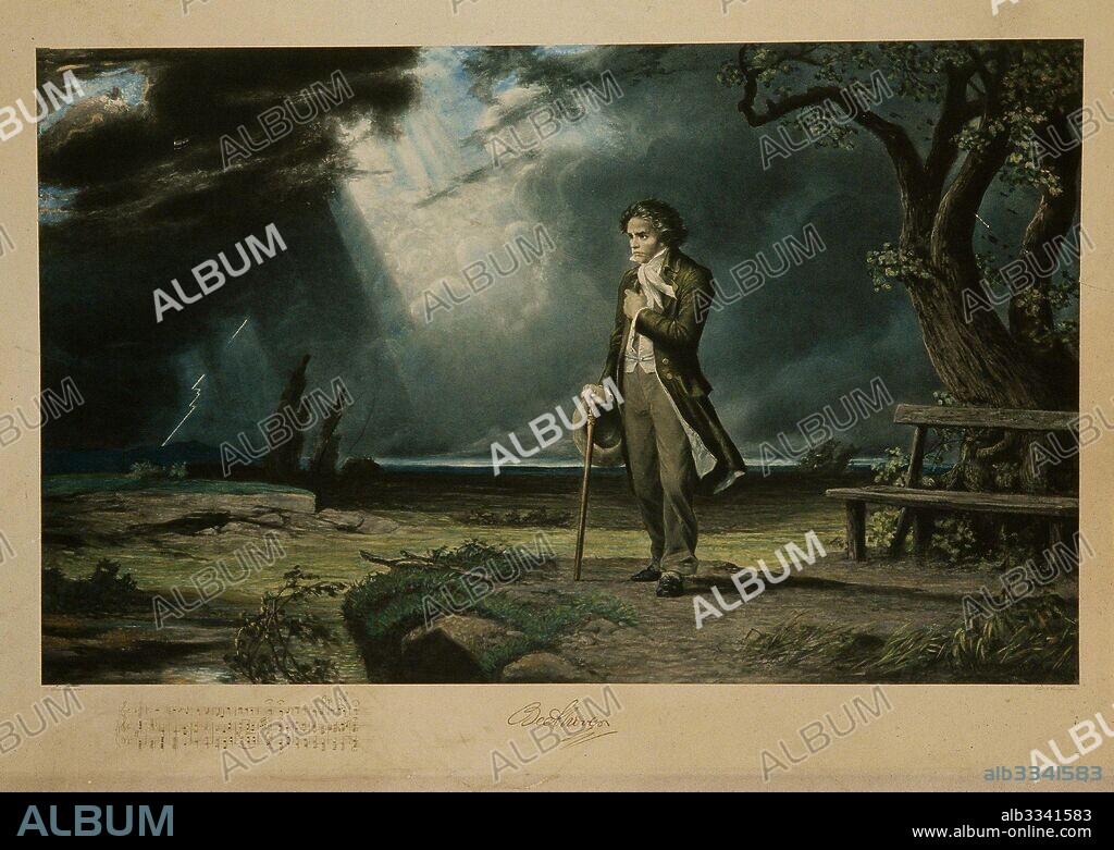 SCHWENINGER, CARL, THE YOUNGER. Ludwig van Beethoven.