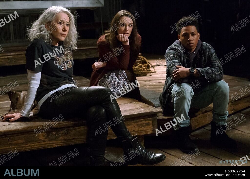 HELEN MIRREN, JACOB LATIMORE y KEIRA KNIGHTLEY en BELLEZA OCULTA, 2016 (COLLATERAL BEAUTY), dirigida por DAVID FRANKEL. Copyright PALMSTAR MEDIA/LIKELY STORY/ANONIMOUS CONTENT/OVERBOOK ENT/ WETCHER, BARRY.