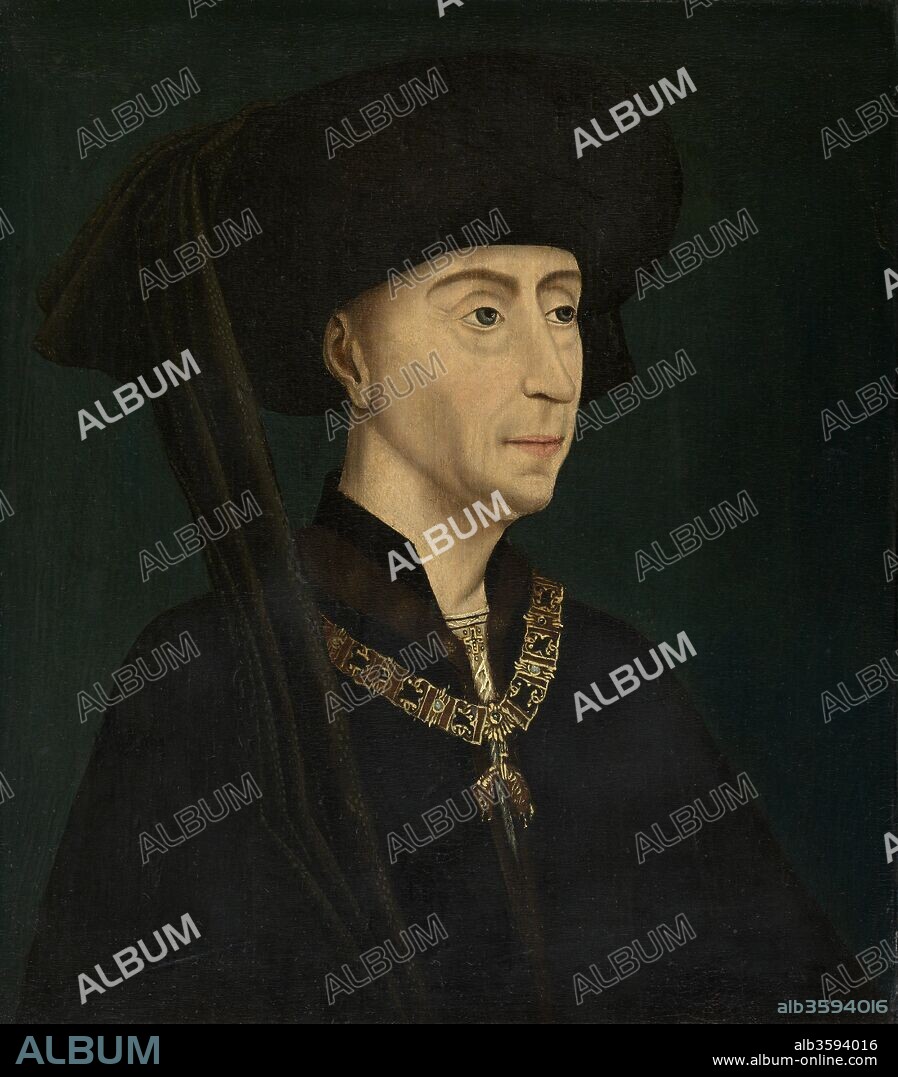 ROGIER VAN DER WEYDEN. Portrait of Philip the Good (1396-1467).