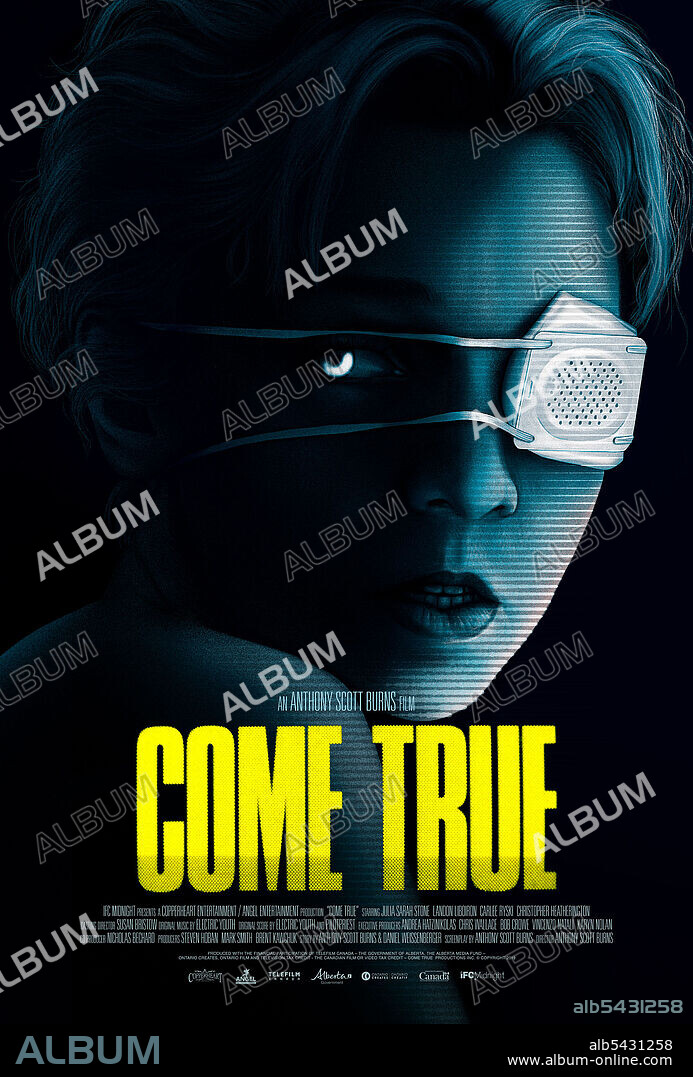 Poster of COME TRUE, 2020, directed by ANTHONY SCOTT BURNS. Copyright Copperheart Entertainment.