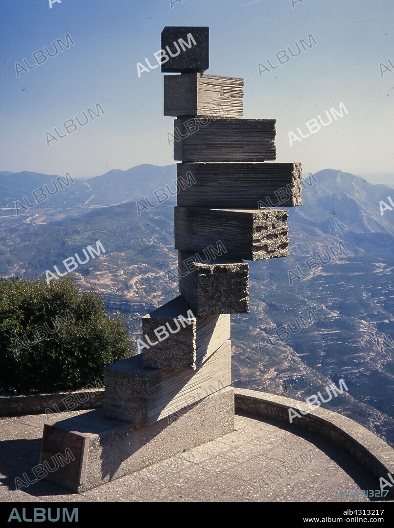 Josep Maria Subirachs / Monument to Ramon Llull, 1976.  Abbey of Montserrat.