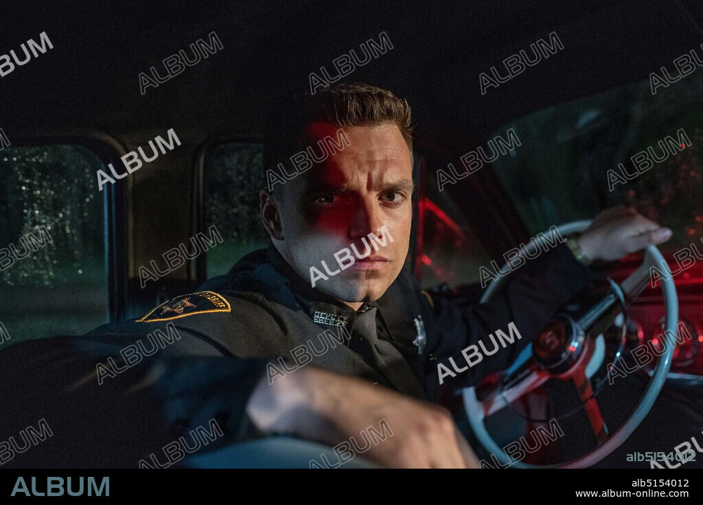 SEBASTIAN STAN en EL DIABLO A TODAS HORAS, 2020 (THE DEVIL ALL THE TIME), dirigida por ANTONIO CAMPOS. Copyright Bronx Moving Co. / Nine Stories Productions.