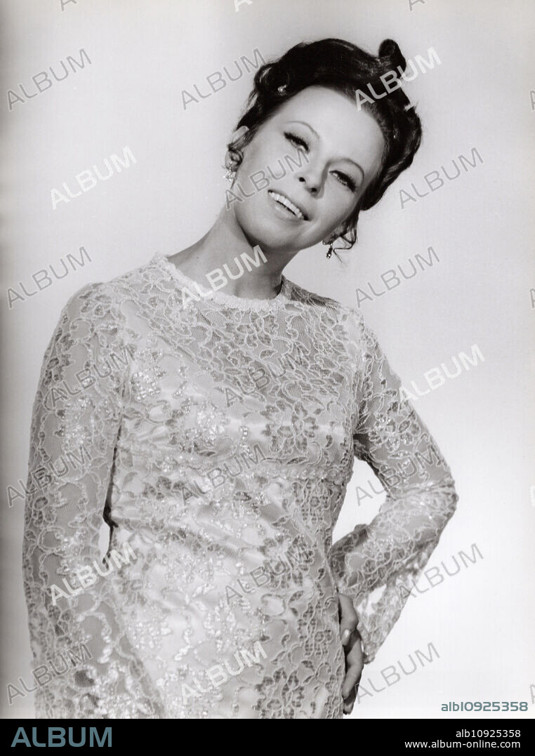 Hungarian German opera singer Sylvia Geszty, Germany around 1977.