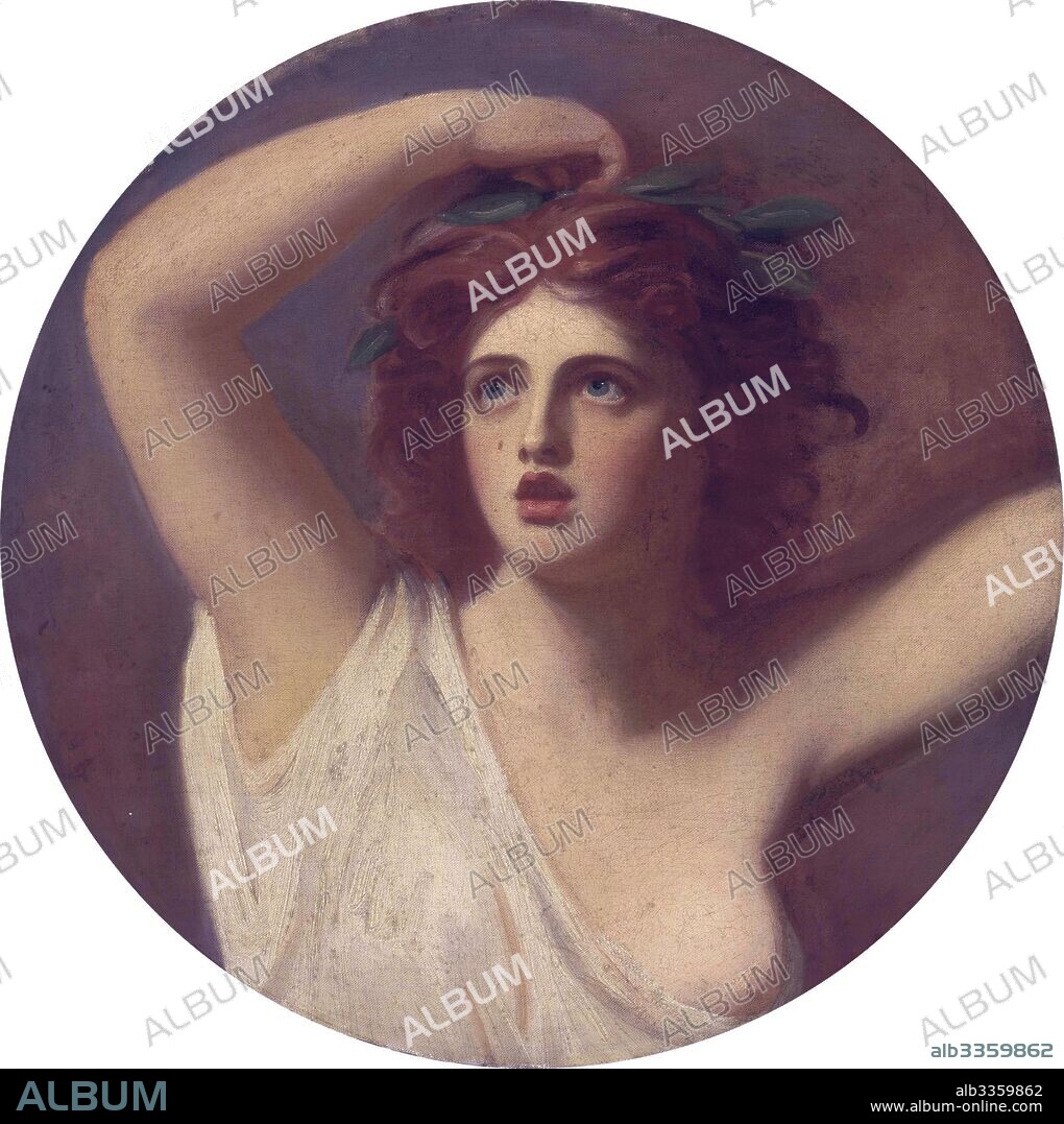 GEORGE ROMNEY. Emma, Lady Hamilton as Cassandra.