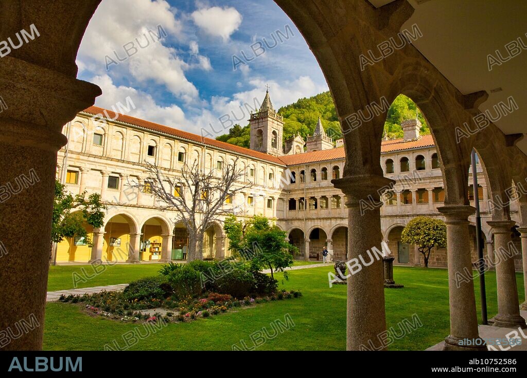 Monasterio de San Esteban, Mosteiro de Santo Estevo de Ribas de Sil, Ribeira Sacra, Ourense, Galicia, Spain.