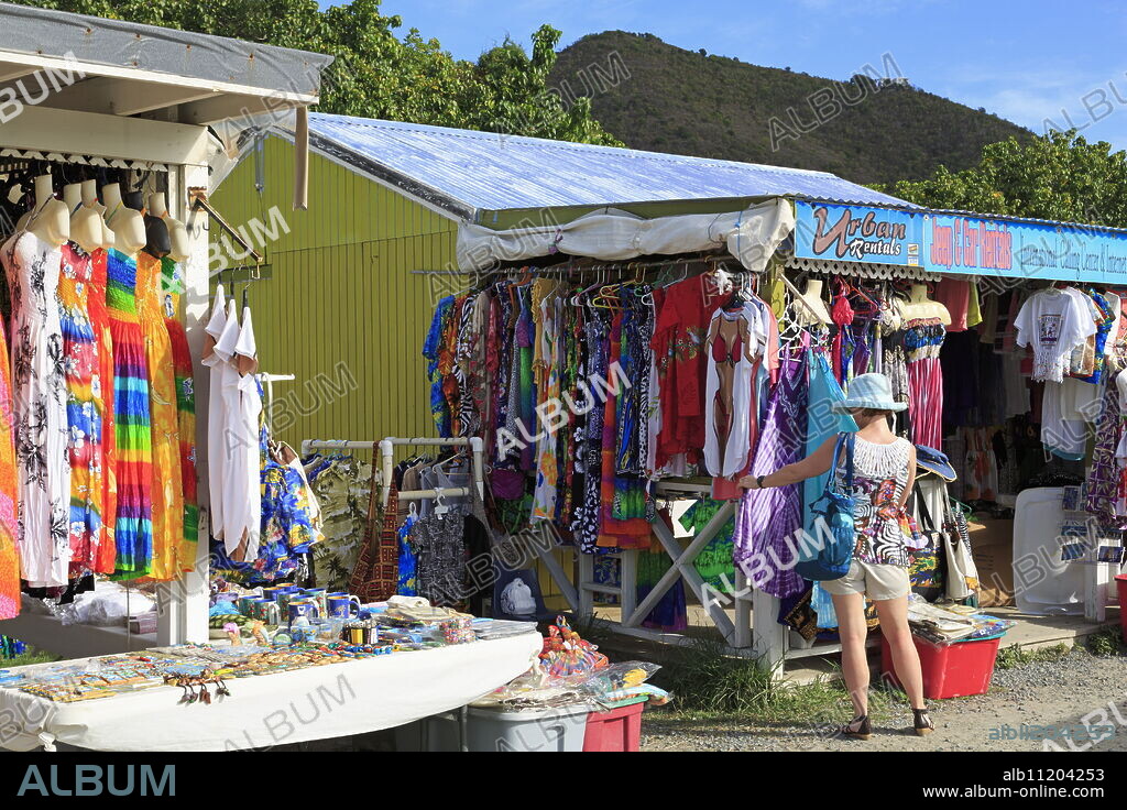 Craft store in Road Town, Tortola, British Virgin Islands, West Indies, Caribbean, Central America.