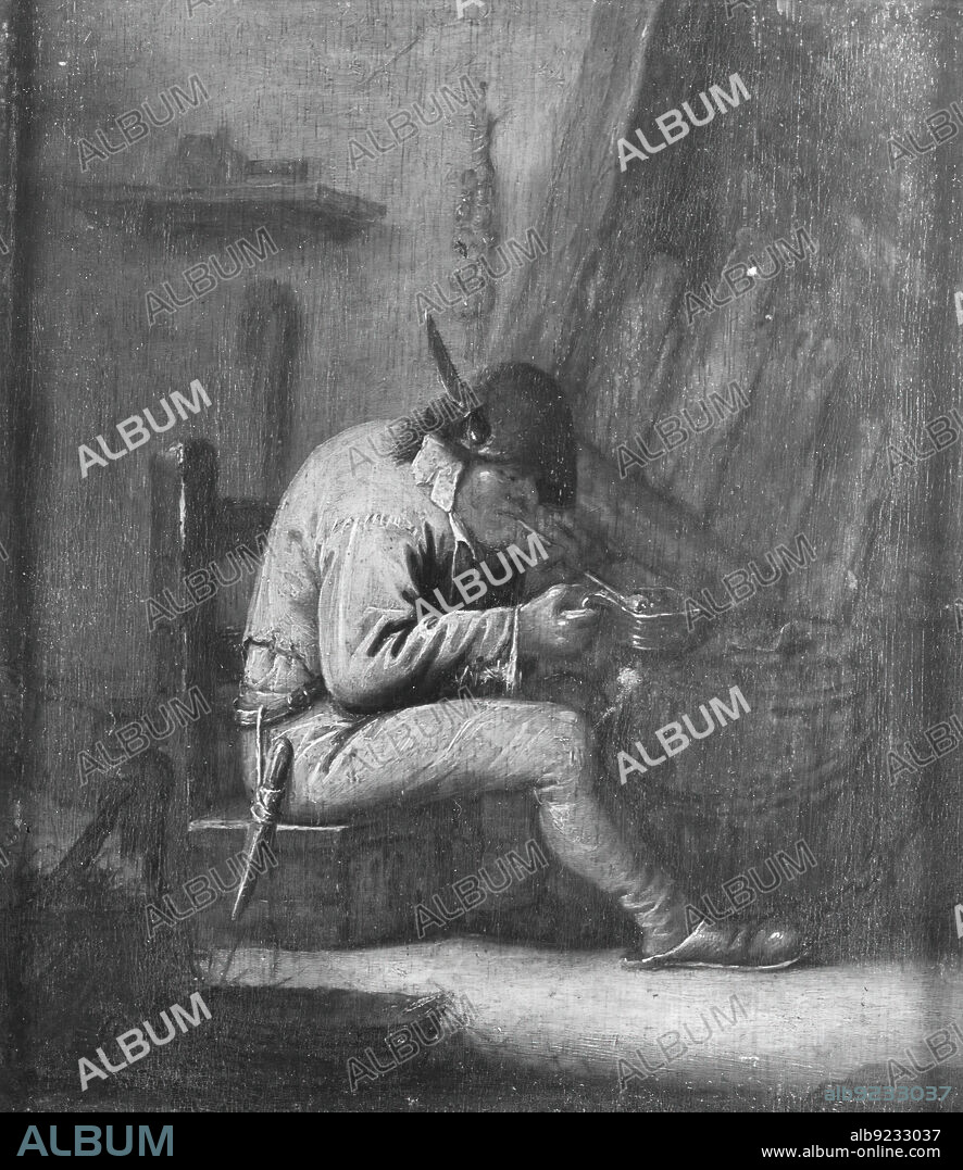 ADRIAEN BROUWER. A Smoker, 1621-1638.