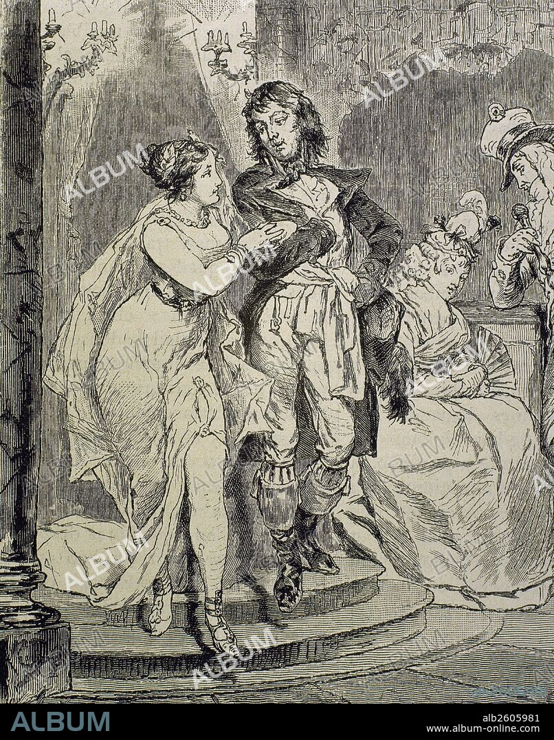 REVOLUCION FRANCESA. EL DIRECTORIO (1795-1799). "TRAJES DE LA EPOCA DEL DIRECTORIO". Grabado de "Nuestro Siglo" (siglo XIX) .