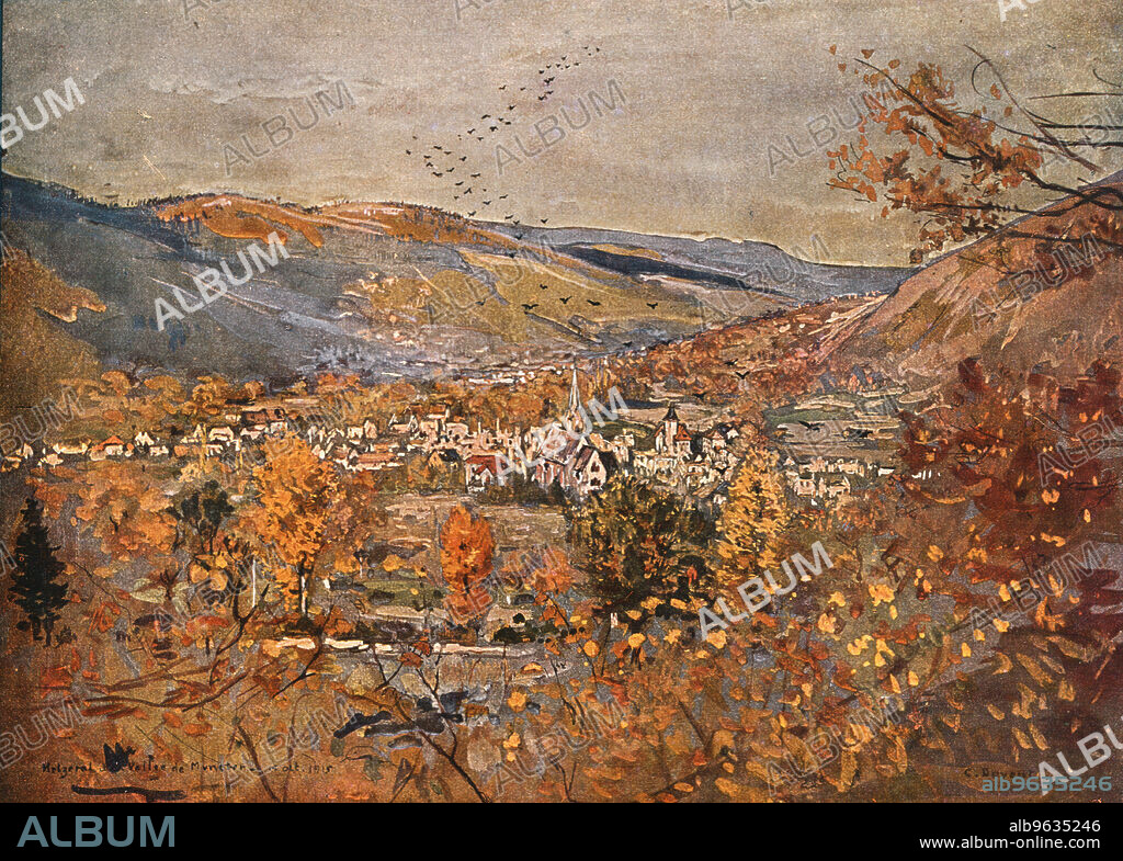 CHARLES-JULES DUVENT. ''Metzeral et la Vallee de la Fecht', 1915. From "L'Album de la Guerre 1914-1919: Volume I" [L'Illustration, Paris, 1926].