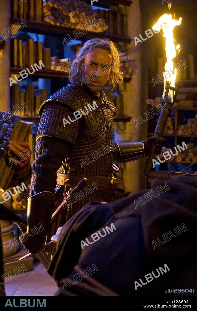 NICOLAS CAGE in SEASON OF THE WITCH, 2010, directed by DOMINIC SENA. Copyright ATLAS ENTERTAINMENT/RELATIVITY MEDIA.