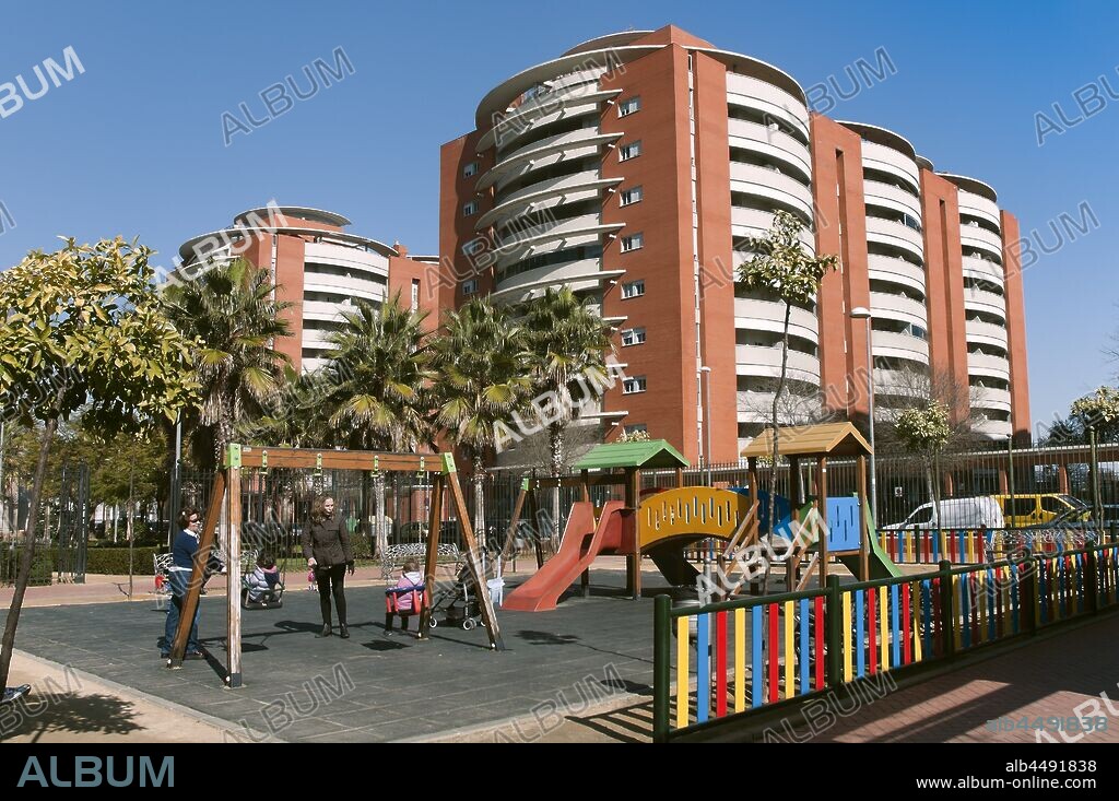 Urbanization "Jardines de Hercules", Sevilla, Region of Andalusia, Spain, Europe.