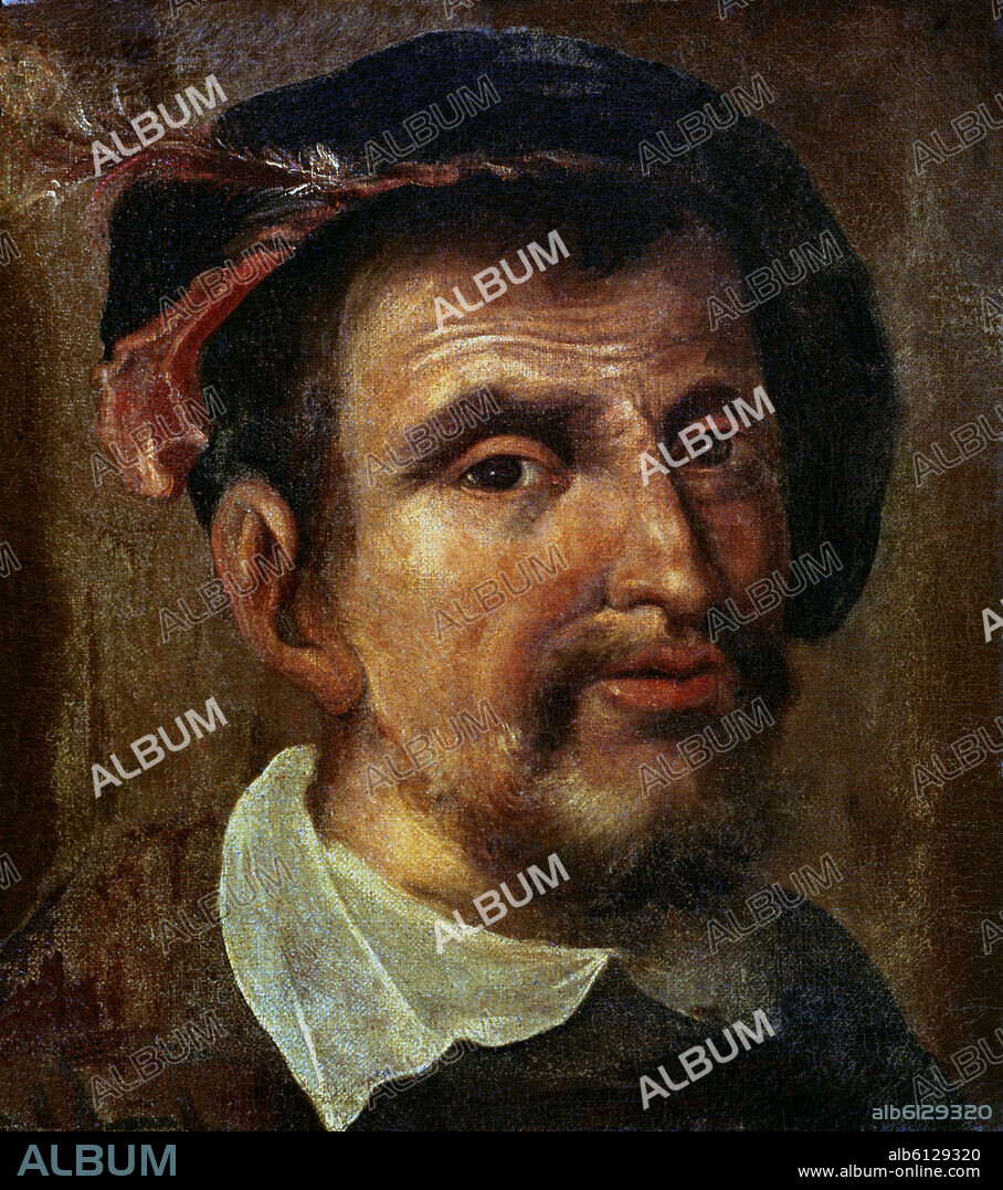Portrait of Fernando Colón (1488-1539), humanist and traveller; he was Christopher Columbus' second son.. Seville, La Biblioteca Colombina.