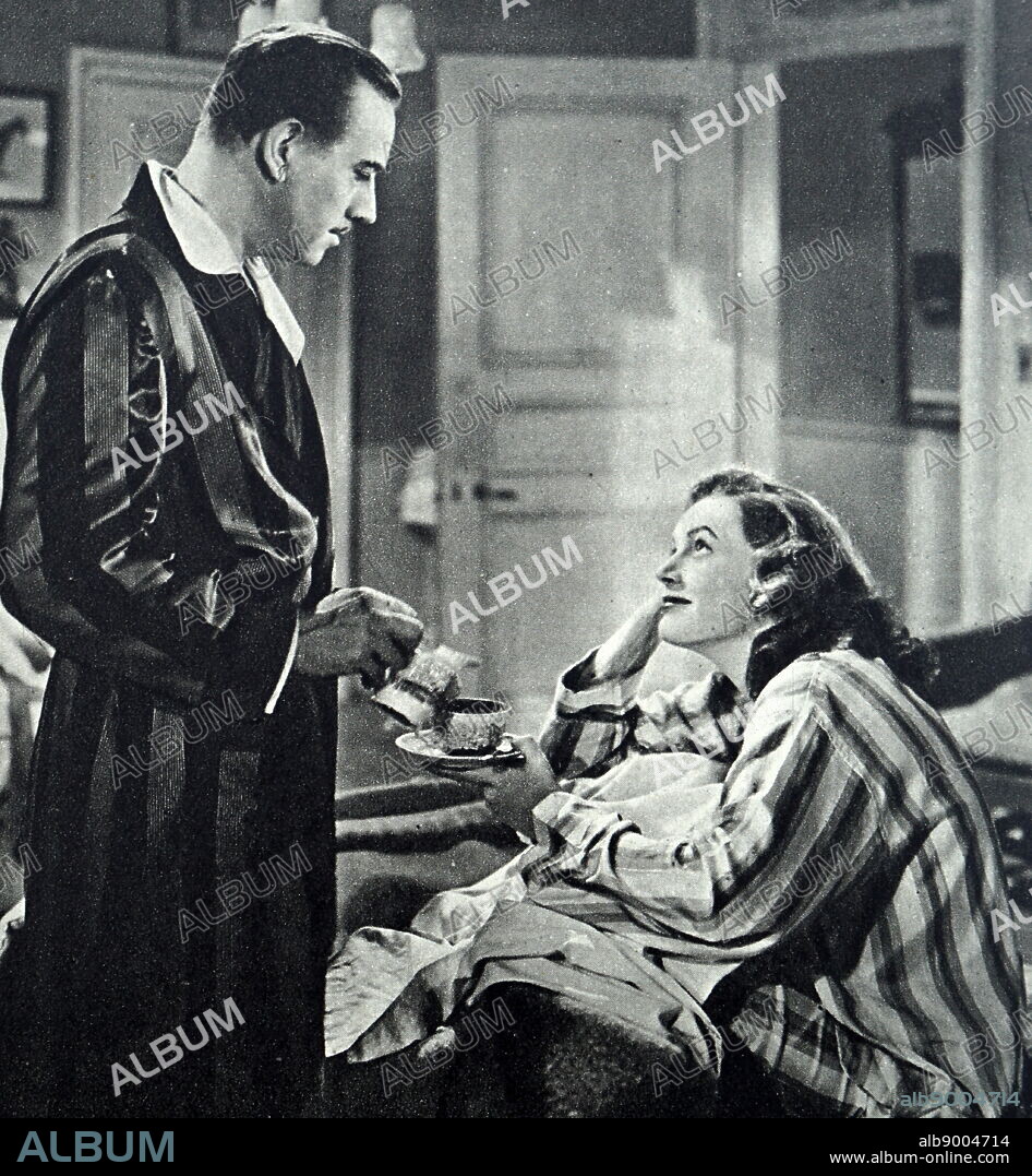 Film still from 'My Own True Love' starring Phyllis Calvert, Melvyn Douglas, Wanda Hendrix, and Philip Friend.