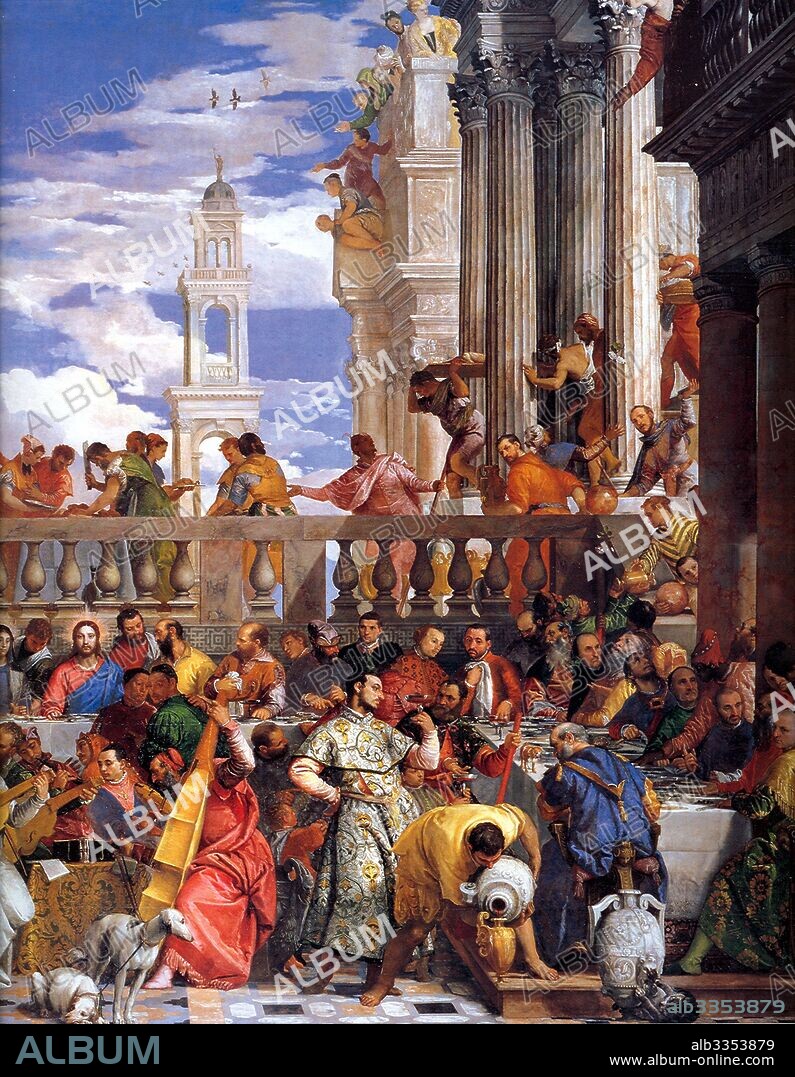 PAOLO VERONESE. The Wedding Feast at Cana (Detail).