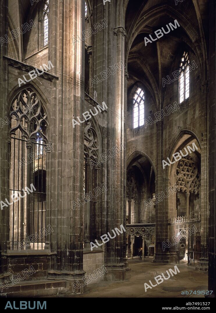 TRIFORIO DOBLE - GIROLA DE LA CATEDRAL DE TORTOSA - SIGLO XIV.