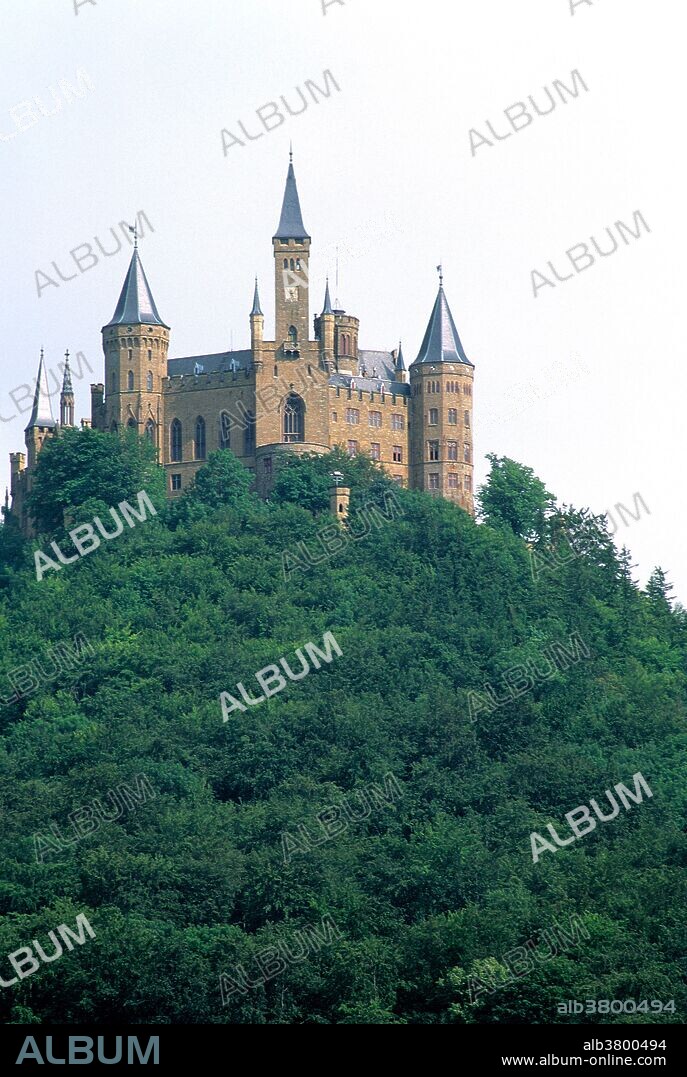 Kaiser Wilhelm's Hohenzollern Castle in Germany.