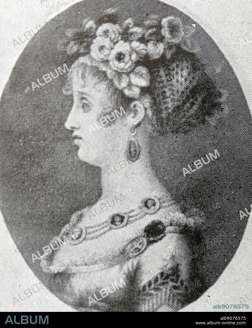 Maria Antonia of Naples and Sicily (14 December 1784 - 21 May 1806), was the youngest daughter of Ferdinand, King of Naples and Sicily, and Maria Carolina of Austria. As the wife of the future Ferdinand VII of Spain, then heir apparent to the Spanish throne, she held the title of Princess of Asturias.