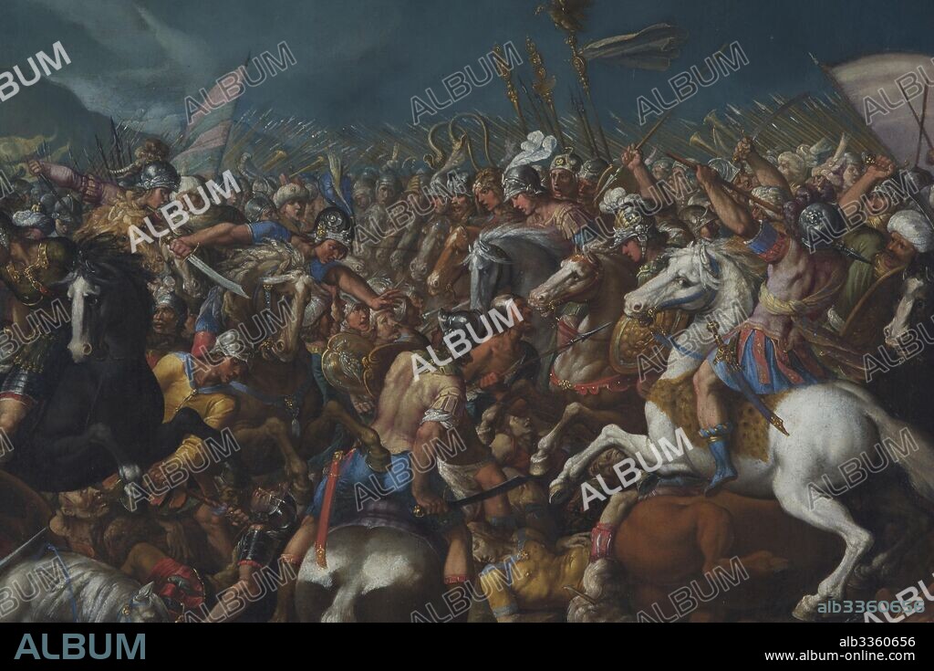 BERNARDINO CESARI. The Fight between Scipio Africanus and Hannibal.