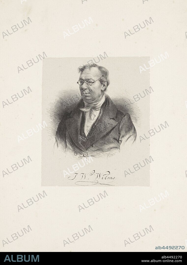 ANONYMOUS. Portrait of the Composer Johann Wilhelm Wilms (1772-1847).