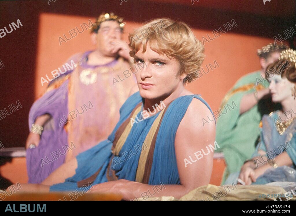 MARTIN POTTER in SATYRICON, 1969, unter der Regie von FEDERICO FELLINI. Copyright PRODUZIONI EUROPEE ASSOCIATI.