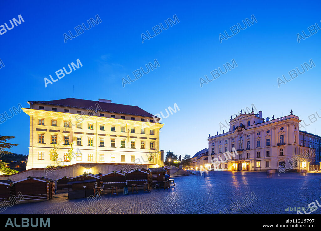 Archbishop's Palace, Prague, UNESCO World Heritage Site, Bohemia, Czech Republic, Europe.