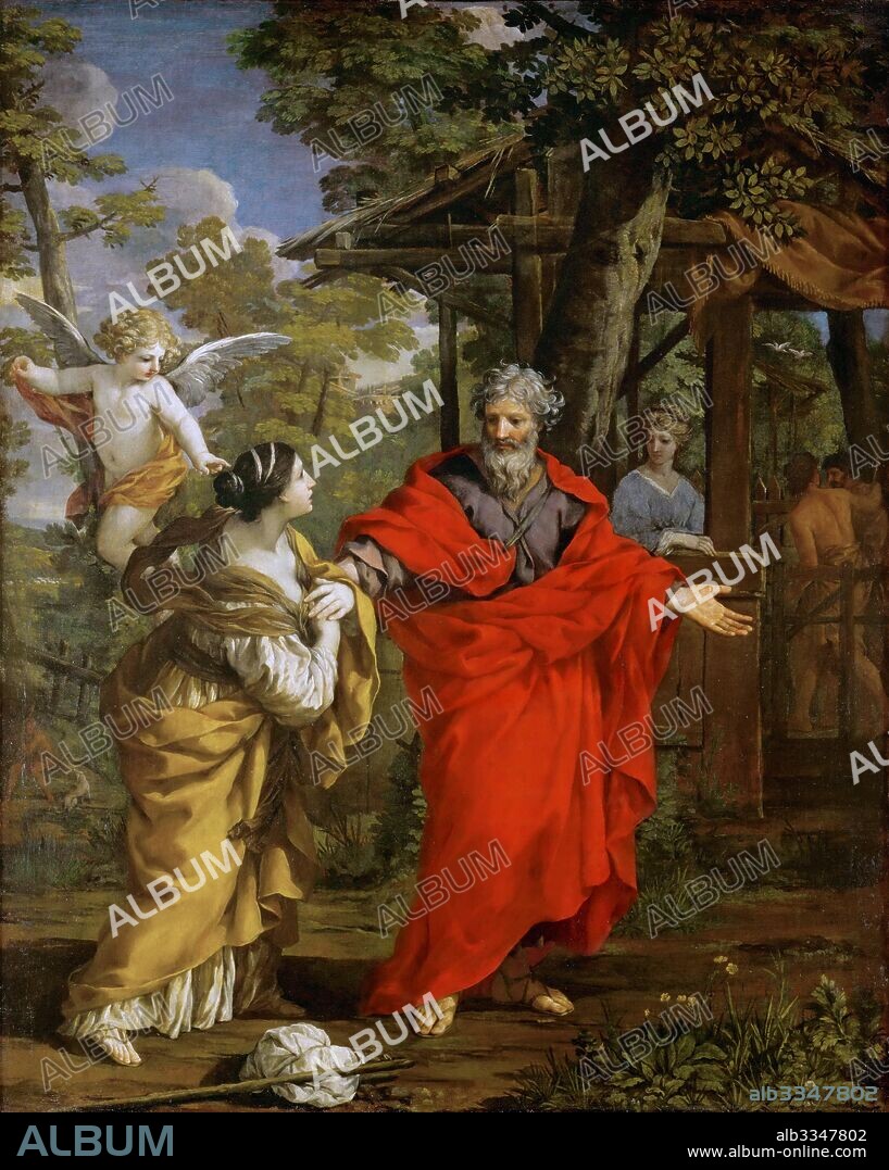 PIETRO DA CORTONA. Return of Hagar.