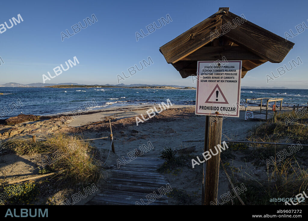 Espalmador Island, Estret des Pas, Es Trucadors , Formentera, Pitiusas Islands, Balearic Community, Spain.
