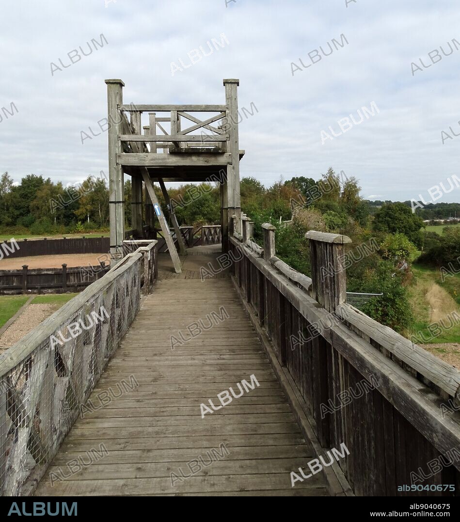 The Lunt Roman Fort is the archaeological site of a Roman fort, in the Roman province of Britannia. outside Coventry, Warwickshire; The fort has now been fully excavated and partially reconstructed.