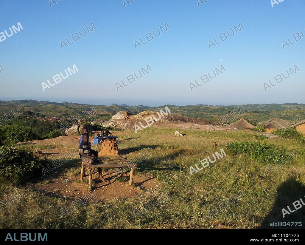 Rural village, Malawi, Africa.