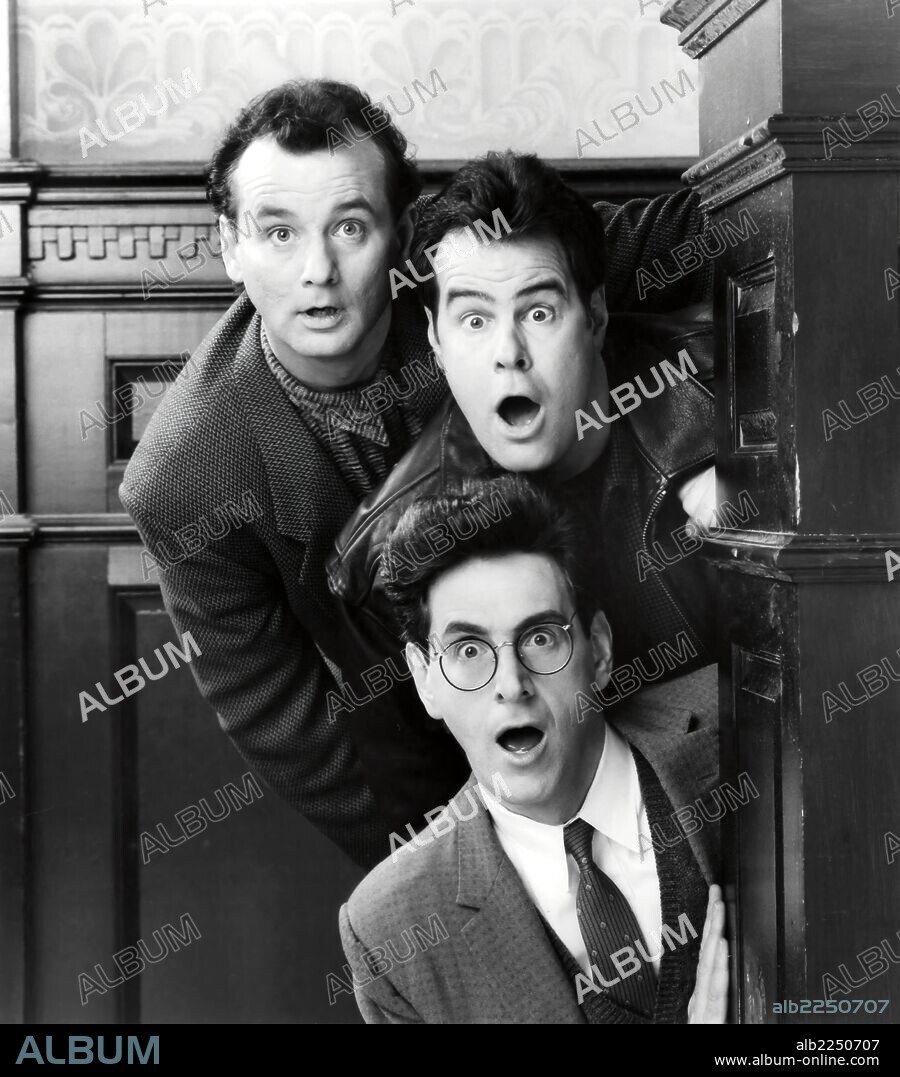 BILL MURRAY, DAN AYKROYD und HAROLD RAMIS in GHOSTBUSTERS - DIE GEISTERJÄGER, 1984 (GHOSTBUSTERS), unter der Regie von IVAN REITMAN. Copyright COLUMBIA PICTURES.